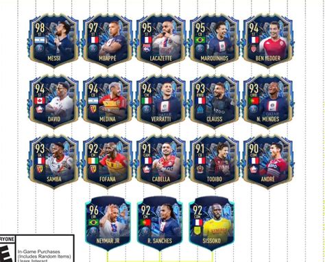 tots ligue 1|EA FC 24 TOTS Ligue 1 Uber Eats